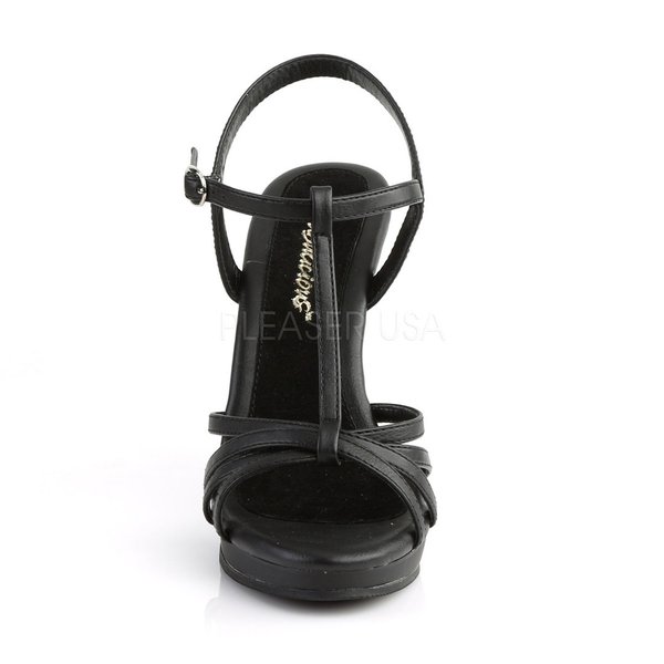 Damen Riemchen Sandaletten Flair-420 mattschwarz