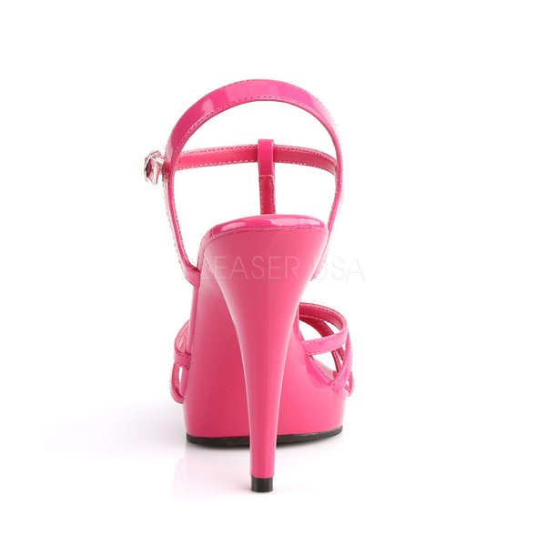 Damen Riemchen Sandaletten Flair-420 Lack hot pink