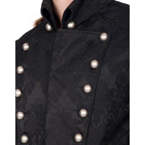 Aderlass Admiral Coat Brocade, Mantel Brokat für Kerle