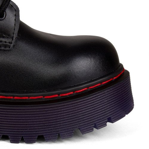 Aderlass 8-Eye Boots Plateau Leather, Boots aus Leder