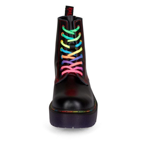 Aderlass 8-Eye Boots Plateau Leather Pride Edition